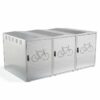 Fietskluis Basic 12 Protect fietsbox Basic met 3 afsluitbare fietskluizen voor veilig fietsparkeren buiten